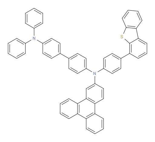 N4-(4-(dibenzo[b,d]thiophen-4-yl)phenyl)-N4',N4'-diphenyl-N4-(triphenylen-2-yl)-[1,1'-biphenyl]-4,4'-diamine