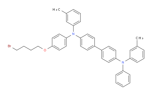N4-(4-(4-bromobutoxy)phenyl)-N4'-phenyl-N4,N4'-di-m-tolyl-[1,1'-biphenyl]-4,4'-diamine