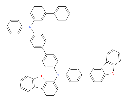 N4-([1,1'-biphenyl]-3-yl)-N4'-(4-(dibenzo[b,d]furan-2-yl)phenyl)-N4'-(dibenzo[b,d]furan-4-yl)-N4-phenyl-[1,1'-biphenyl]-4,4'-diamine