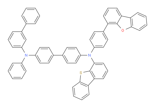 N4-([1,1'-biphenyl]-3-yl)-N4'-(4-(dibenzo[b,d]furan-4-yl)phenyl)-N4'-(dibenzo[b,d]thiophen-4-yl)-N4-phenyl-[1,1'-biphenyl]-4,4'-diamine
