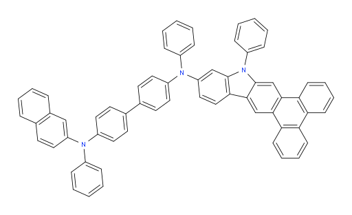 N4-(naphthalen-2-yl)-N4,N4'-diphenyl-N4'-(10-phenyl-10H-phenanthro[9,10-b]carbazol-12-yl)-[1,1'-biphenyl]-4,4'-diamine