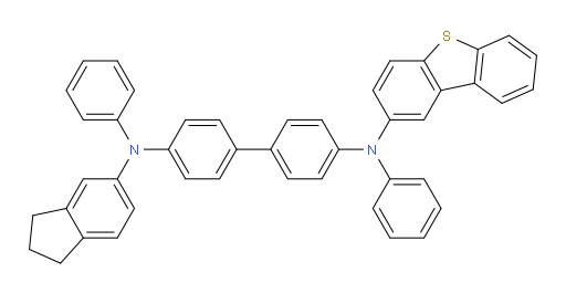 N4-(dibenzo[b,d]thiophen-2-yl)-N4'-(2,3-dihydro-1H-inden-5-yl)-N4,N4'-diphenyl-[1,1'-biphenyl]-4,4'-diamine