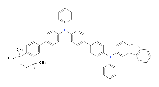 N4-(dibenzo[b,d]furan-2-yl)-N4,N4'-diphenyl-N4'-(4-(5,5,8,8-tetramethyl-5,6,7,8-tetrahydronaphthalen-2-yl)phenyl)-[1,1'-biphenyl]-4,4'-diamine