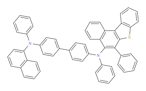N4-(naphthalen-1-yl)-N4,N4'-diphenyl-N4'-(6-phenylbenzo[b]naphtho[1,2-d]thiophen-5-yl)-[1,1'-biphenyl]-4,4'-diamine