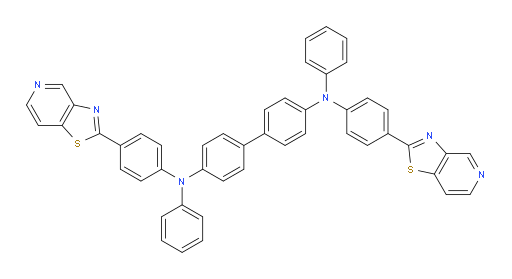 N4,N4'-diphenyl-N4,N4'-bis(4-(thiazolo[4,5-c]pyridin-2-yl)phenyl)-[1,1'-biphenyl]-4,4'-diamine