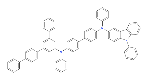 N4-([1,1':3',1'':4'',1'''-quaterphenyl]-5'-yl)-N4,N4'-diphenyl-N4'-(9-phenyl-9H-carbazol-3-yl)-[1,1'-biphenyl]-4,4'-diamine