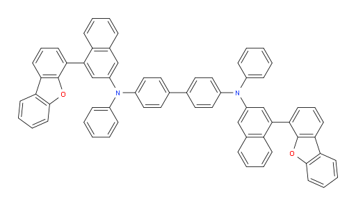 N4,N4'-bis(4-(dibenzo[b,d]furan-4-yl)naphthalen-2-yl)-N4,N4'-diphenyl-[1,1'-biphenyl]-4,4'-diamine
