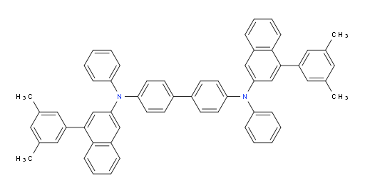 N4,N4'-bis(4-(3,5-dimethylphenyl)naphthalen-2-yl)-N4,N4'-diphenyl-[1,1'-biphenyl]-4,4'-diamine
