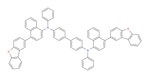 N4,N4'-bis(4-(dibenzo[b,d]furan-2-yl)naphthalen-1-yl)-N4,N4'-diphenyl-[1,1'-biphenyl]-4,4'-diamine