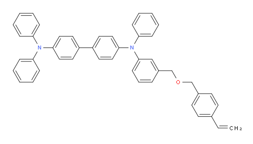 N4,N4,N4'-triphenyl-N4'-(3-(((4-vinylbenzyl)oxy)methyl)phenyl)-[1,1'-biphenyl]-4,4'-diamine