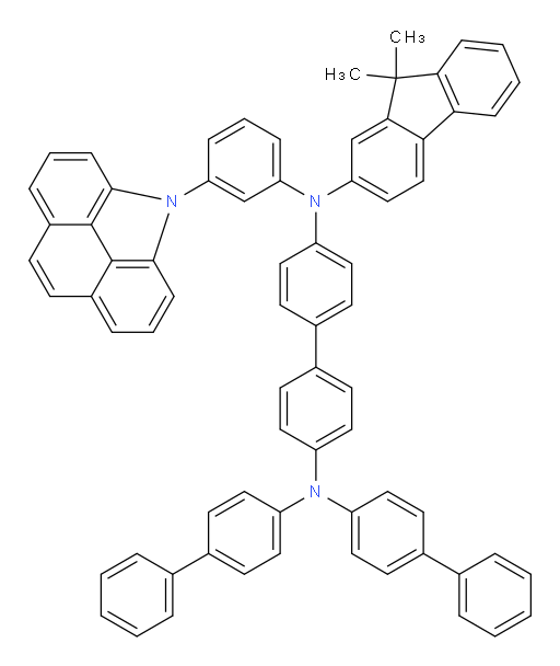 N4-(3-(4H-benzo[def]carbazol-4-yl)phenyl)-N4',N4'-di([1,1'-biphenyl]-4-yl)-N4-(9,9-dimethyl-9H-fluoren-2-yl)-[1,1'-biphenyl]-4,4'-diamine