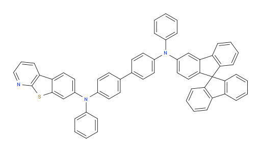 N4-(9,9'-spirobi[fluoren]-3-yl)-N4'-(benzo[4,5]thieno[2,3-b]pyridin-7-yl)-N4,N4'-diphenyl-[1,1'-biphenyl]-4,4'-diamine