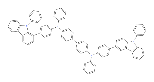 N4,N4'-diphenyl-N4-(4-(9-phenyl-9H-carbazol-1-yl)phenyl)-N4'-(4-(9-phenyl-9H-carbazol-3-yl)phenyl)-[1,1'-biphenyl]-4,4'-diamine