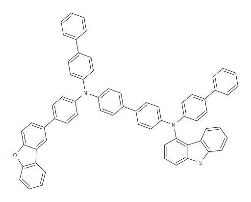 N4,N4'-di([1,1'-biphenyl]-4-yl)-N4-(4-(dibenzo[b,d]furan-2-yl)phenyl)-N4'-(dibenzo[b,d]thiophen-1-yl)-[1,1'-biphenyl]-4,4'-diamine