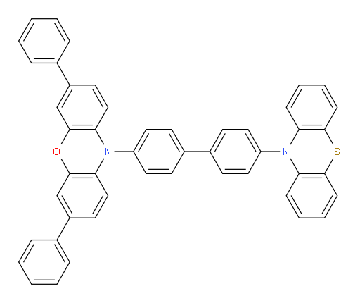 10-(4'-(10H-phenothiazin-10-yl)-[1,1'-biphenyl]-4-yl)-3,7-diphenyl-10H-phenoxazine