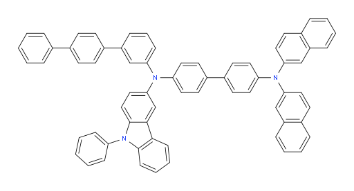 N4-([1,1':4',1''-terphenyl]-3-yl)-N4',N4'-di(naphthalen-2-yl)-N4-(9-phenyl-9H-carbazol-3-yl)-[1,1'-biphenyl]-4,4'-diamine