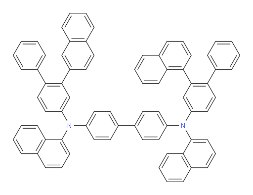 N4,N4'-di(naphthalen-1-yl)-N4-(2-(naphthalen-1-yl)-[1,1'-biphenyl]-4-yl)-N4'-(2-(naphthalen-2-yl)-[1,1'-biphenyl]-4-yl)-[1,1'-biphenyl]-4,4'-diamine