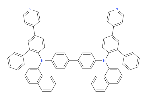 N4,N4'-di(naphthalen-1-yl)-N4,N4'-bis(5-(pyridin-4-yl)-[1,1'-biphenyl]-2-yl)-[1,1'-biphenyl]-4,4'-diamine