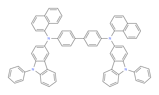 N4,N4'-di(naphthalen-1-yl)-N4,N4'-bis(9-phenyl-9H-carbazol-3-yl)-[1,1'-biphenyl]-4,4'-diamine