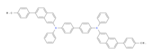 N4,N4'-diphenyl-N4,N4'-bis(7-(p-tolyl)naphthalen-2-yl)-[1,1'-biphenyl]-4,4'-diamine