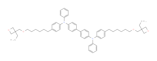 N4,N4'-bis(4-(6-((3-ethyloxetan-3-yl)methoxy)hexyl)phenyl)-N4,N4'-diphenyl-[1,1'-biphenyl]-4,4'-diamine