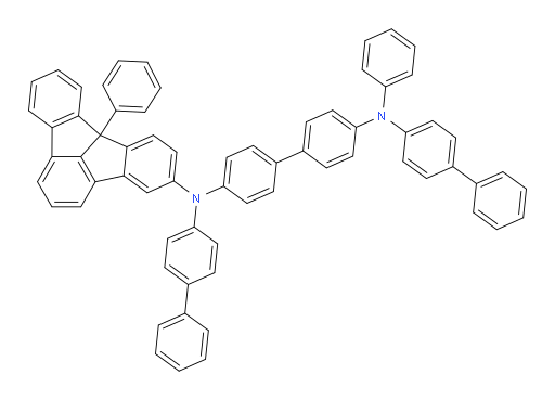 N4,N4'-di([1,1'-biphenyl]-4-yl)-N4-phenyl-N4'-(7b-phenyl-7bH-indeno[1,2,3-jk]fluoren-5-yl)-[1,1'-biphenyl]-4,4'-diamine