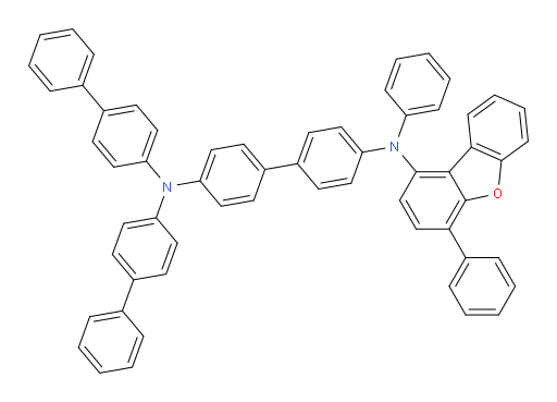 N4,N4-di([1,1'-biphenyl]-4-yl)-N4'-phenyl-N4'-(4-phenyldibenzo[b,d]furan-1-yl)-[1,1'-biphenyl]-4,4'-diamine
