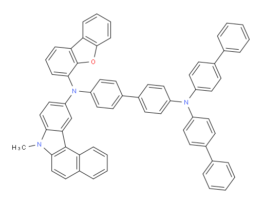 N4,N4-di([1,1'-biphenyl]-4-yl)-N4'-(dibenzo[b,d]furan-4-yl)-N4'-(7-methyl-7H-benzo[c]carbazol-10-yl)-[1,1'-biphenyl]-4,4'-diamine