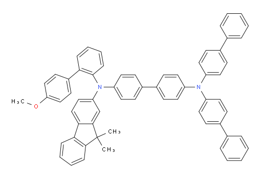 N4,N4-di([1,1'-biphenyl]-4-yl)-N4'-(9,9-dimethyl-9H-fluoren-2-yl)-N4'-(4'-methoxy-[1,1'-biphenyl]-2-yl)-[1,1'-biphenyl]-4,4'-diamine
