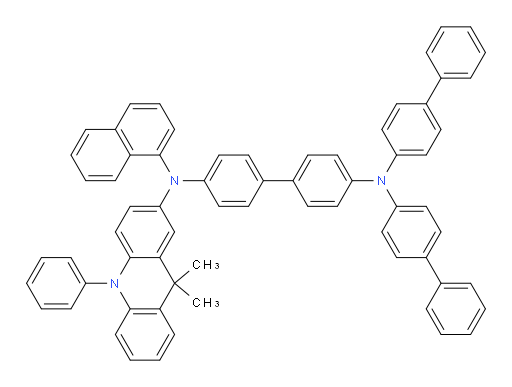 N4,N4-di([1,1'-biphenyl]-4-yl)-N4'-(9,9-dimethyl-10-phenyl-9,10-dihydroacridin-2-yl)-N4'-(naphthalen-1-yl)-[1,1'-biphenyl]-4,4'-diamine