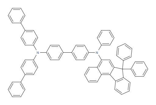 N4,N4-di([1,1'-biphenyl]-4-yl)-N4'-(7,7-diphenyl-7H-benzo[c]fluoren-5-yl)-N4'-phenyl-[1,1'-biphenyl]-4,4'-diamine