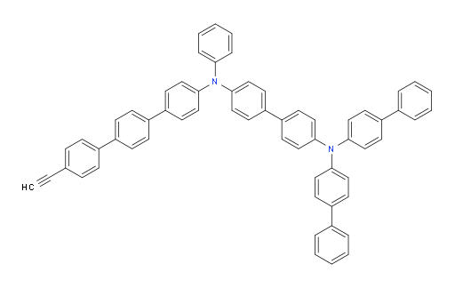 N4,N4-di([1,1'-biphenyl]-4-yl)-N4'-(4''-ethynyl-[1,1':4',1''-terphenyl]-4-yl)-N4'-phenyl-[1,1'-biphenyl]-4,4'-diamine