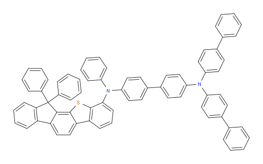 N4,N4-di([1,1'-biphenyl]-4-yl)-N4'-(12,12-diphenyl-12H-benzo[b]fluoreno[2,1-d]thiophen-10-yl)-N4'-phenyl-[1,1'-biphenyl]-4,4'-diamine