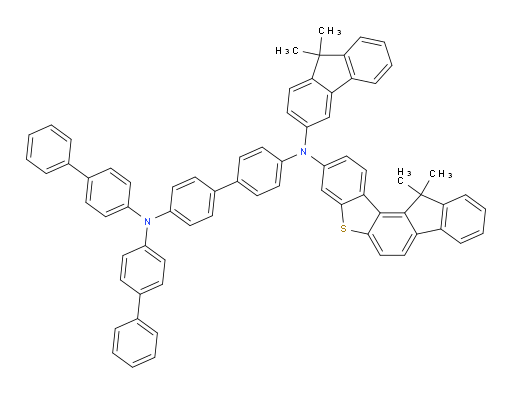 N4,N4-di([1,1'-biphenyl]-4-yl)-N4'-(12,12-dimethyl-12H-benzo[b]fluoreno[1,2-d]thiophen-3-yl)-N4'-(9,9-dimethyl-9H-fluoren-3-yl)-[1,1'-biphenyl]-4,4'-diamine