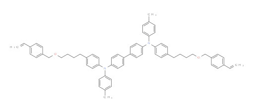 N4,N4'-di-p-tolyl-N4,N4'-bis(4-(4-((4-vinylbenzyl)oxy)butyl)phenyl)-[1,1'-biphenyl]-4,4'-diamine