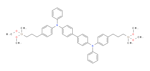 N4,N4'-bis(4-(3-(dimethoxy(methyl)silyl)propyl)phenyl)-N4,N4'-diphenyl-[1,1'-biphenyl]-4,4'-diamine