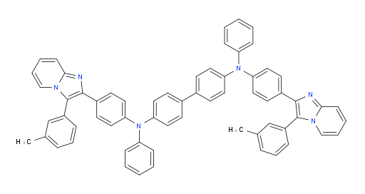 N4,N4'-diphenyl-N4,N4'-bis(4-(3-(m-tolyl)imidazo[1,2-a]pyridin-2-yl)phenyl)-[1,1'-biphenyl]-4,4'-diamine