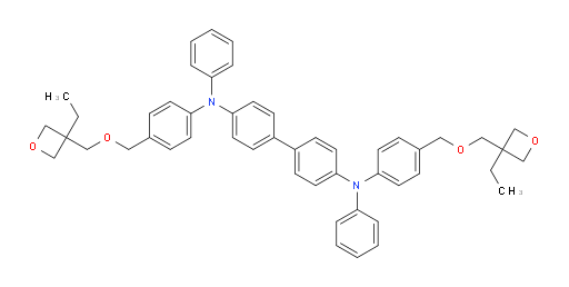 N4,N4'-bis(4-(((3-ethyloxetan-3-yl)methoxy)methyl)phenyl)-N4,N4'-diphenyl-[1,1'-biphenyl]-4,4'-diamine