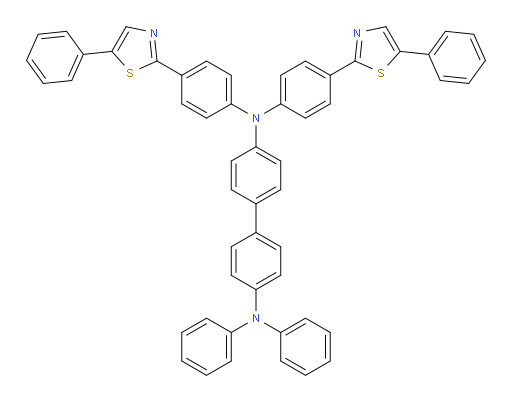N4,N4-diphenyl-N4',N4'-bis(4-(5-phenylthiazol-2-yl)phenyl)-[1,1'-biphenyl]-4,4'-diamine