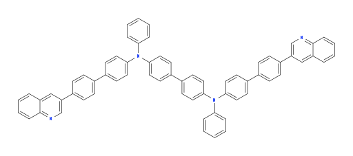 N4,N4'-diphenyl-N4,N4'-bis(4'-(quinolin-3-yl)-[1,1'-biphenyl]-4-yl)-[1,1'-biphenyl]-4,4'-diamine