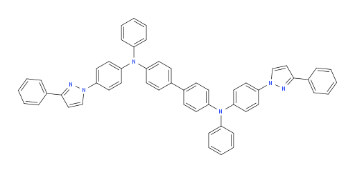 N4,N4'-diphenyl-N4,N4'-bis(4-(3-phenyl-1H-pyrazol-1-yl)phenyl)-[1,1'-biphenyl]-4,4'-diamine
