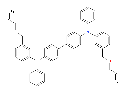 N4,N4'-bis(3-((allyloxy)methyl)phenyl)-N4,N4'-diphenyl-[1,1'-biphenyl]-4,4'-diamine