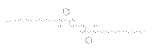 N4,N4'-bis(3-(2,5,8,11-tetraoxatridecan-13-yloxy)phenyl)-N4,N4'-diphenyl-[1,1'-biphenyl]-4,4'-diamine