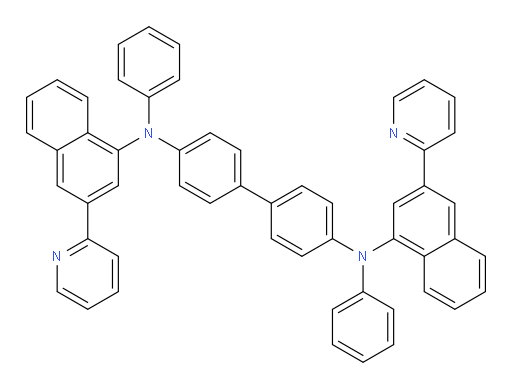N4,N4'-diphenyl-N4,N4'-bis(3-(pyridin-2-yl)naphthalen-1-yl)-[1,1'-biphenyl]-4,4'-diamine