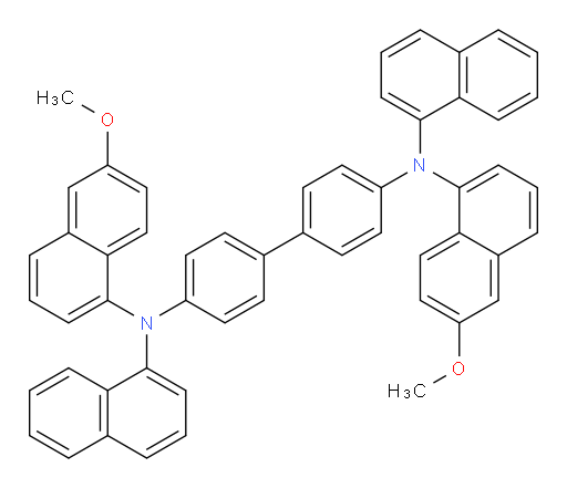 N4,N4'-bis(6-methoxynaphthalen-1-yl)-N4,N4'-di(naphthalen-1-yl)-[1,1'-biphenyl]-4,4'-diamine