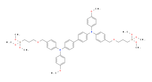 N4,N4'-bis(4-methoxyphenyl)-N4,N4'-bis(4-((3-(trimethoxysilyl)propoxy)methyl)phenyl)-[1,1'-biphenyl]-4,4'-diamine