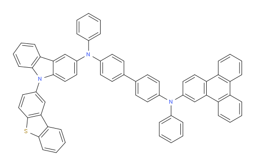 N4-(9-(dibenzo[b,d]thiophen-2-yl)-9H-carbazol-3-yl)-N4,N4'-diphenyl-N4'-(triphenylen-2-yl)-[1,1'-biphenyl]-4,4'-diamine