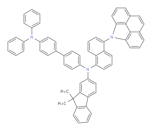 N4-(5-(4H-benzo[def]carbazol-4-yl)naphthalen-1-yl)-N4-(9,9-dimethyl-9H-fluoren-2-yl)-N4',N4'-diphenyl-[1,1'-biphenyl]-4,4'-diamine