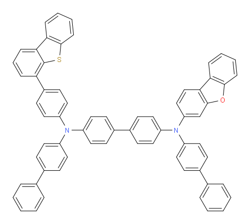 N4,N4'-di([1,1'-biphenyl]-4-yl)-N4-(dibenzo[b,d]furan-3-yl)-N4'-(4-(dibenzo[b,d]thiophen-4-yl)phenyl)-[1,1'-biphenyl]-4,4'-diamine