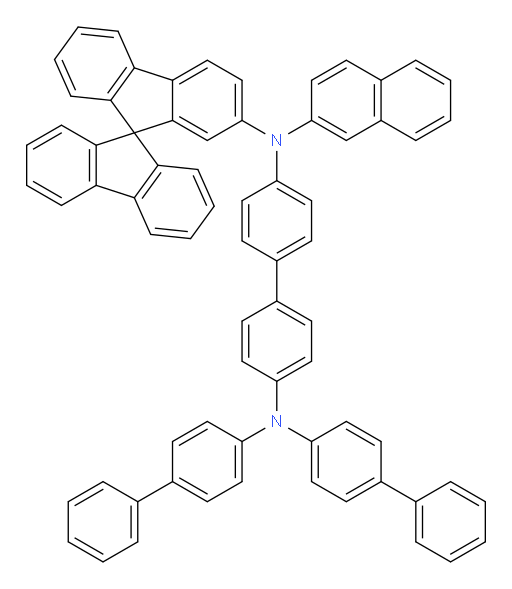N4-(9,9'-spirobi[fluoren]-7-yl)-N4',N4'-di([1,1'-biphenyl]-4-yl)-N4-(naphthalen-2-yl)-[1,1'-biphenyl]-4,4'-diamine